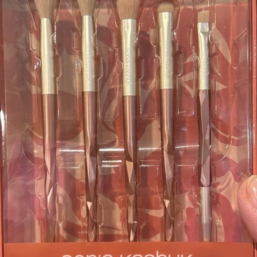 Sonia Kashuk Rose Eye Makeup Brush Collection new in box